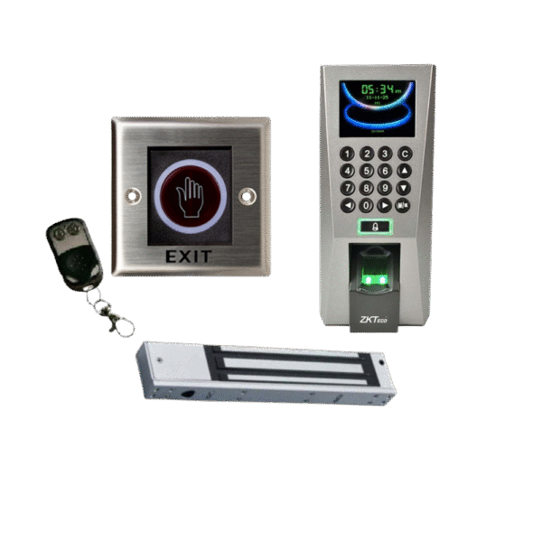 جهاز اكسس كنترول F18 مع قفل مغناطيسي وزر خروج